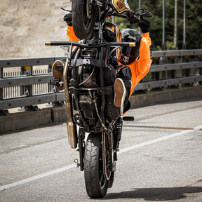 OG Highway Peg Crash Bar Mid Controls - 06-17 Dyna & FXR Crash Bar Original Garage Moto