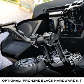 Adjustable Iso Bar, Black - 23 & Earlier Models Handlebar Kraus Motor Co.