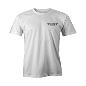OG "Quality Parts" T-Shirt, White T-Shirt Original Garage Moto S