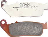Dp Brakes Brake Pad Rdp Hon Frt BRAKE PADS - SINTERED METAL Dp Brakes
