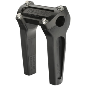 Thrashin Supply Co. 6" Straight OG Risers, Black Risers Thrashin Supply Co. Standard Top Clamp