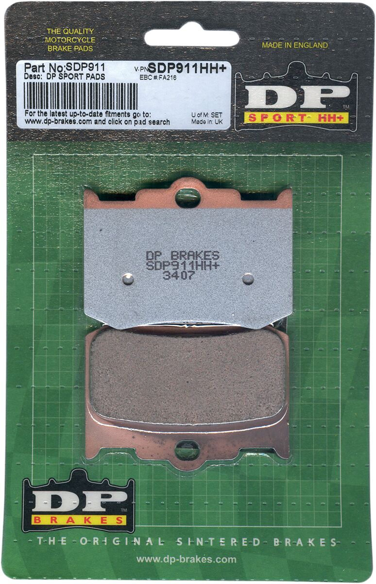 Dp Brakes Brake Pad P M 125 X4 R 137 X4 R BRAKE PADS - SINTERED METAL Dp Brakes