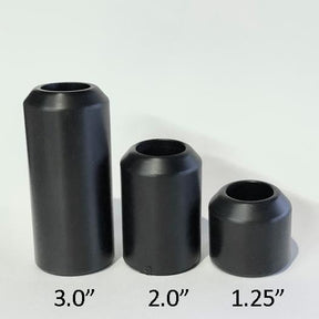 Bung King Replacement Delrin Crash Bar Slider End, Black Crash Slider Bung King