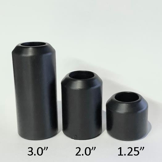 Bung King Replacement Delrin Crash Bar Slider End, Black Crash Slider Bung King
