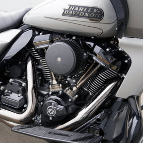 Smooth Stage 1 Big Sucker®, Black - 24+ Touring Air Cleaner Arlen Ness