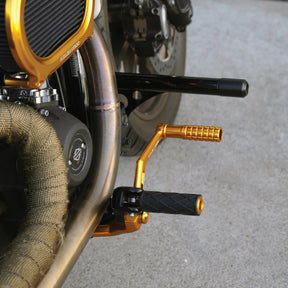 Speedliner Brake Arm, Gold - 18+ Softail Brake Arm Arlen Ness