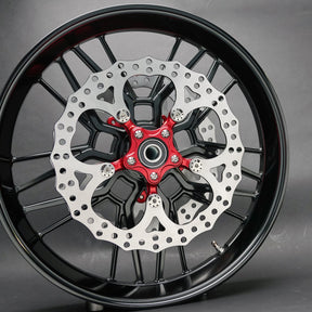 14" Spider Brake Rotor, Red Brake Rotor Arlen Ness