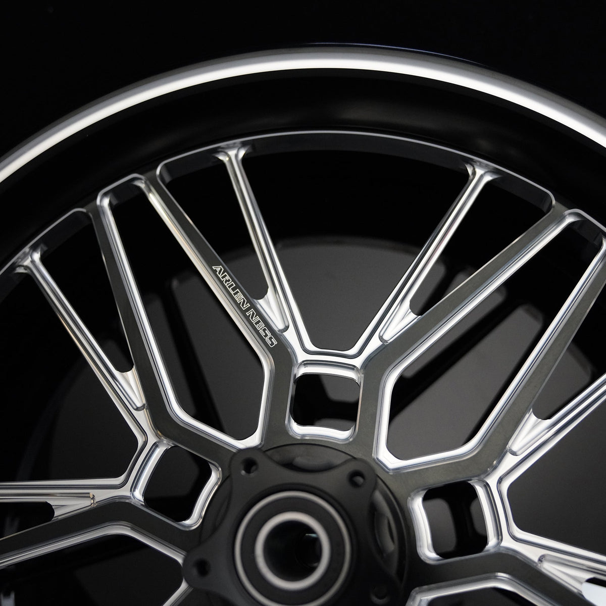 Split Spoke Forged Wheels, Contrast - 21" X 3.50" Wheels Arlen Ness