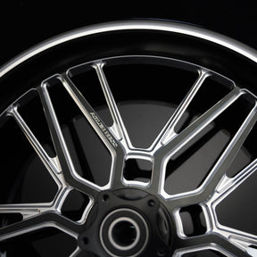Split Spoke Forged Wheels, Contrast - 21" X 3.50" Wheels Arlen Ness
