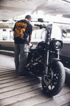 "Escaped The Grave" T-shirt - Black T-Shirt Holy Death Motorcycle Co.