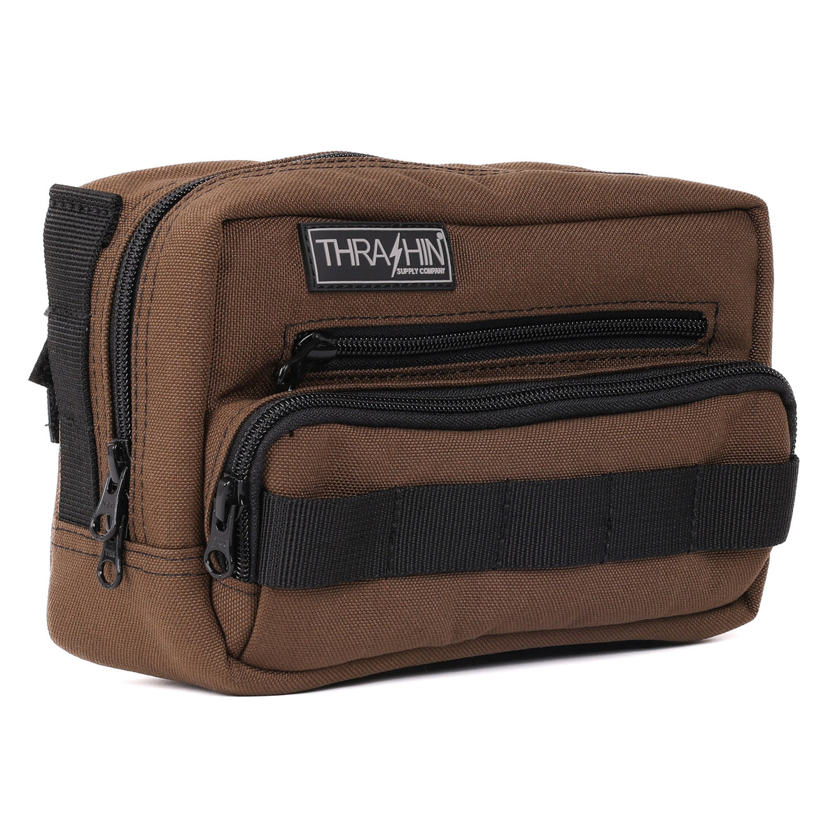 HandleBar Bag Plus, Brown Handlebar Bag Thrashin Supply Co.
