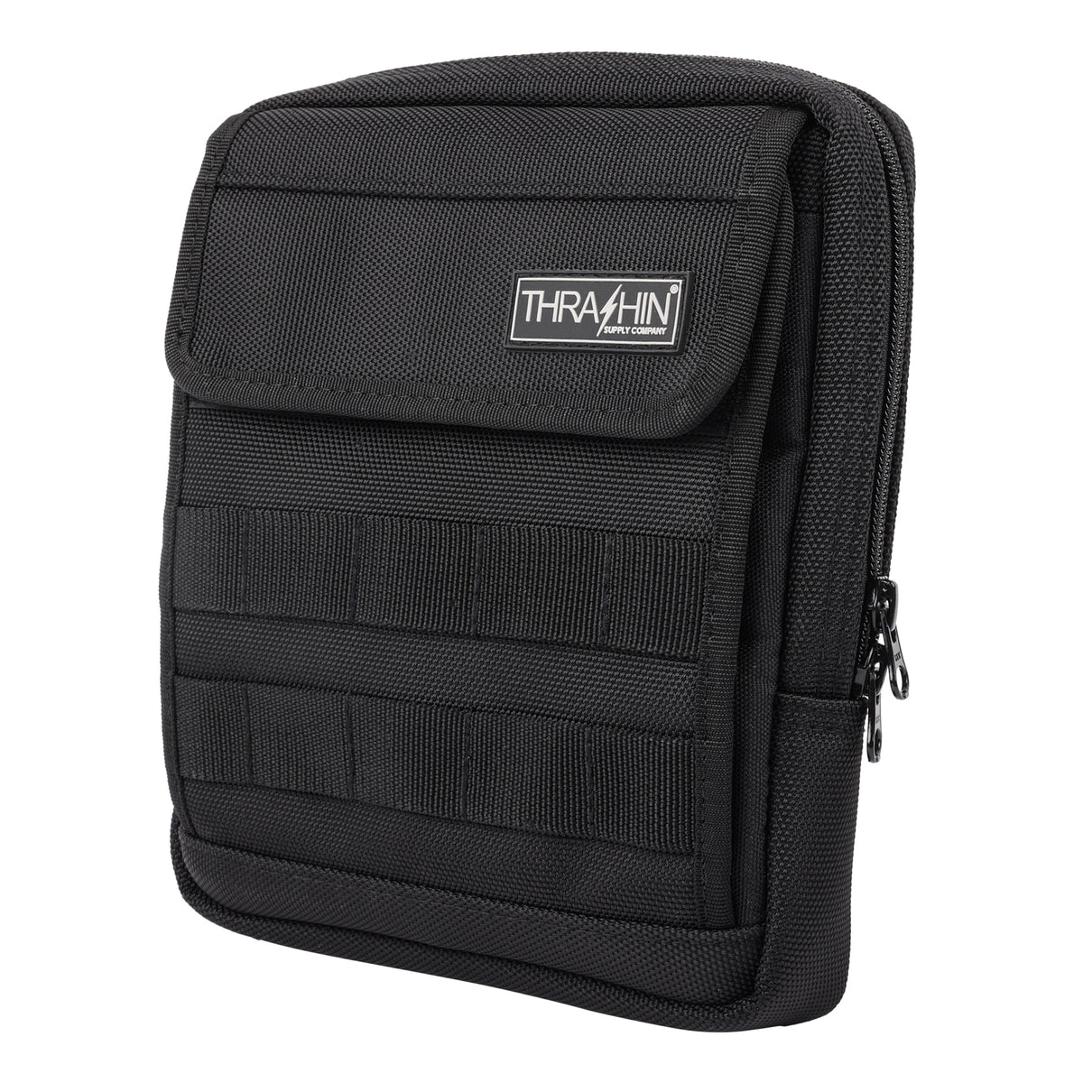 Handlebar Bag Slim, Black Handlebar Bag Thrashin Supply Co.