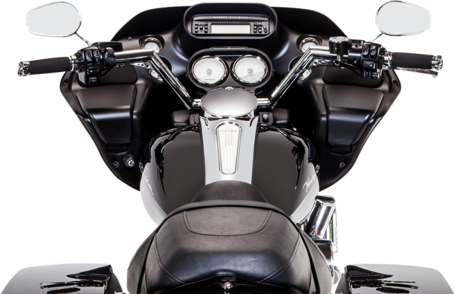V-Line +2" Handlebars with 1" Clamp - 99-13 Road Glide