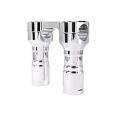Thrashin Supply Co. 4" Hole Shot Risers, Chrome Risers Thrashin Supply Co.