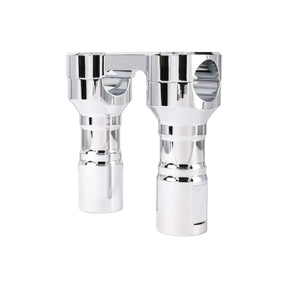 Thrashin Supply Co. 4" Hole Shot Risers, Chrome Risers Thrashin Supply Co.