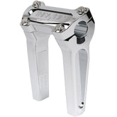 Thrashin Supply Co. 6" Straight OG Risers, Chrome Risers Thrashin Supply Co. Standard Top Clamp