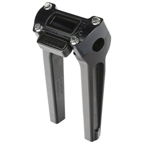 Thrashin Supply Co. 8" Straight OG Risers, Black Risers Thrashin Supply Co. Top Clamp for M8 Softail OEM Digital Gauge (Digital Gauge Not Included)