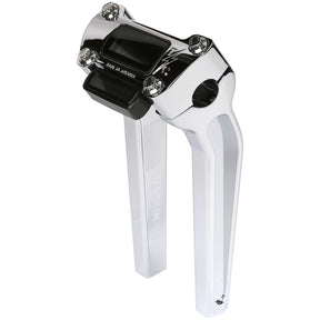 Thrashin Supply Co. 9.5" Pull Back OG Risers, Chrome Risers Thrashin Supply Co. Top Clamp for M8 Softail OEM Digital Gauge (Digital Gauge Not Included)