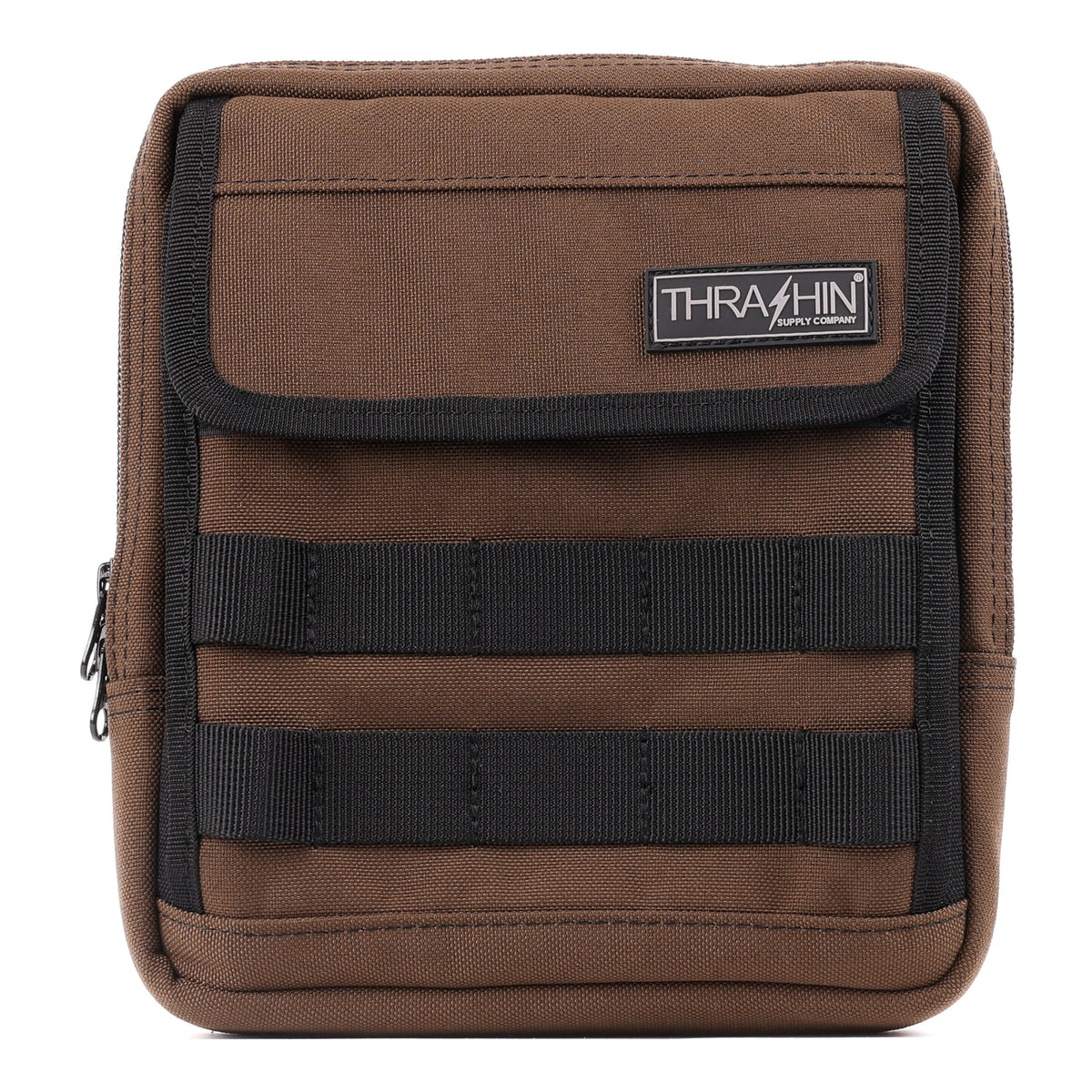 Handlebar Bag Slim, Brown Handlebar Bag Thrashin Supply Co.