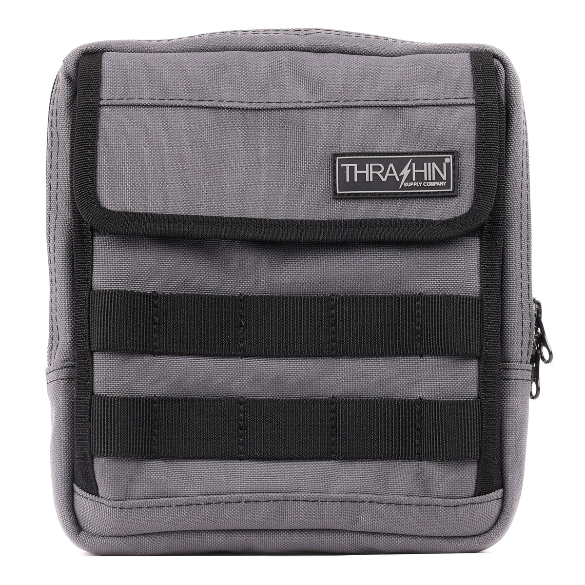 Handlebar Bag Slim, Grey Handlebar Bag Thrashin Supply Co.