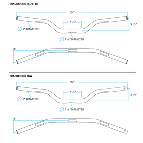 Guidon bas Tracker O/S