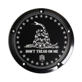 San Diego Customs Derby Cover "Gadson", Black - Twin Cam Derby Cover San Diego Customs