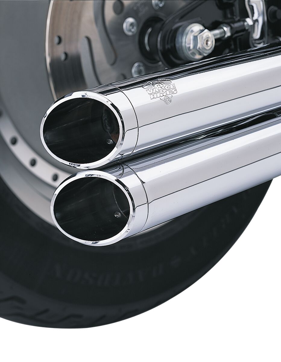 Vance & Hines End Caps Slash Cut Tips Exhaust - Touring & Softail Exhaust Repl Parts Vance & Hines