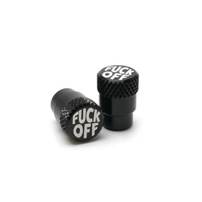 San Diego Customs Valve Stem Cap "Fu", Black Valve Stem Caps San Diego Customs