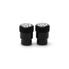 San Diego Customs Valve Stem Cap "Fu", Black Valve Stem Caps San Diego Customs