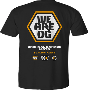 OG "WE ARE OG" T-Shirt, Black T-Shirt Original Garage Moto