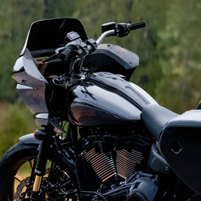 9" Workman Kickback Risers, Black Anodized Risers Kraus Motor Co.