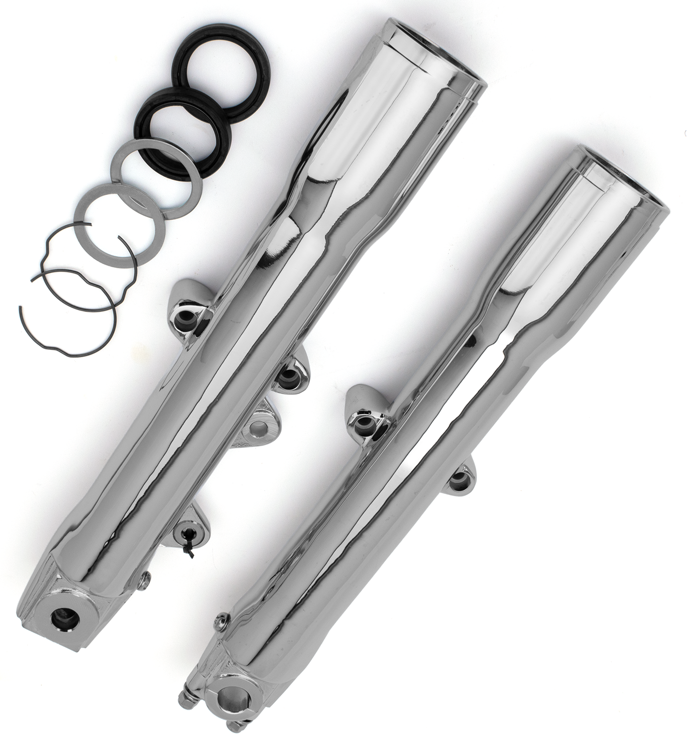 Gzp Chrome Fork Slider Set Flst/F/N Fork Lower Leg Zodiac Default Title