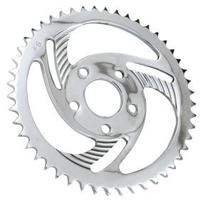 Gzp Chrome Swirled Sprocket 48 T Fxr 82 8 Rear Wheel Sprocket Zodiac