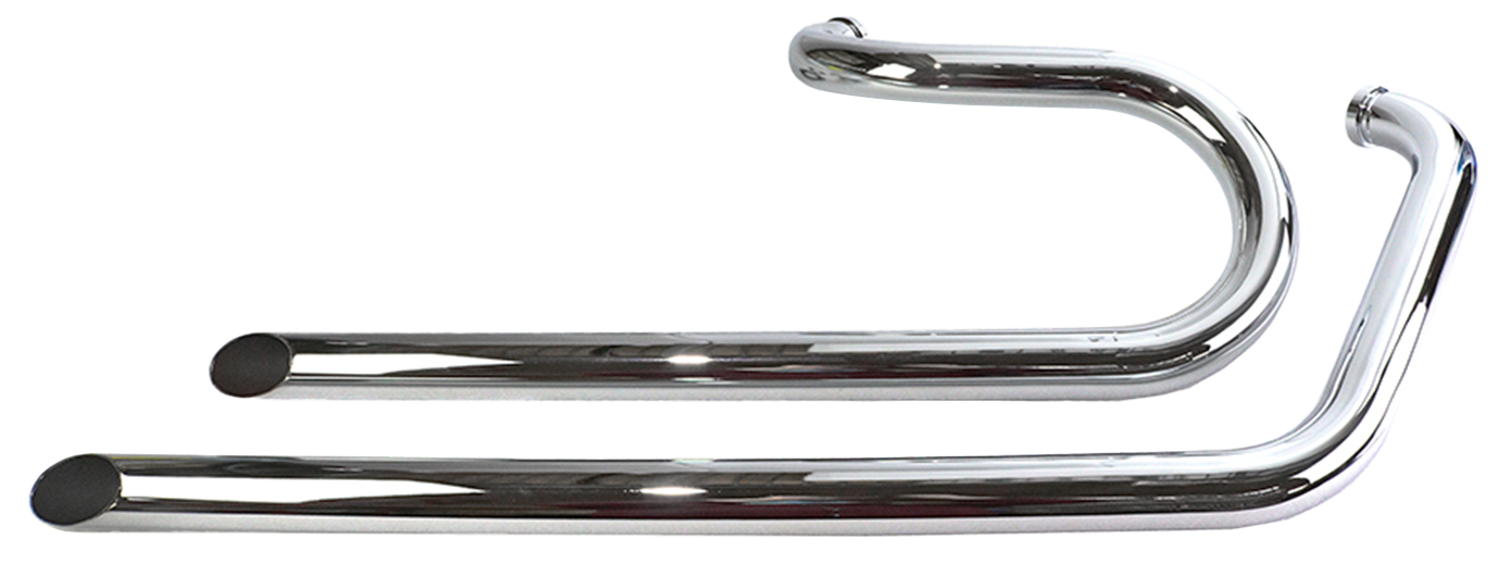 Side By Side Drag Pipes Chrome Fxst86 99 Drag Pipe V Twin Mfg Default Title