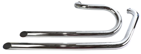 Side By Side Drag Pipes Chrome Fxst86 99 Drag Pipe V Twin Mfg Default Title