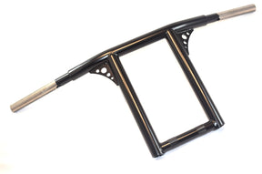 Bung King Adjustable Gusseted T-Bar Handlebar - Earlier Dyna Street Bob, Select Sportster & Road King, 2013 & Earlier Road Glide T-Bar Handlebar Bung King