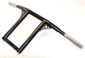 Bung King Adjustable Gusseted T-Bar Handlebar - Earlier Dyna Street Bob, Select Sportster & Road King, 2013 & Earlier Road Glide T-Bar Handlebar Bung King