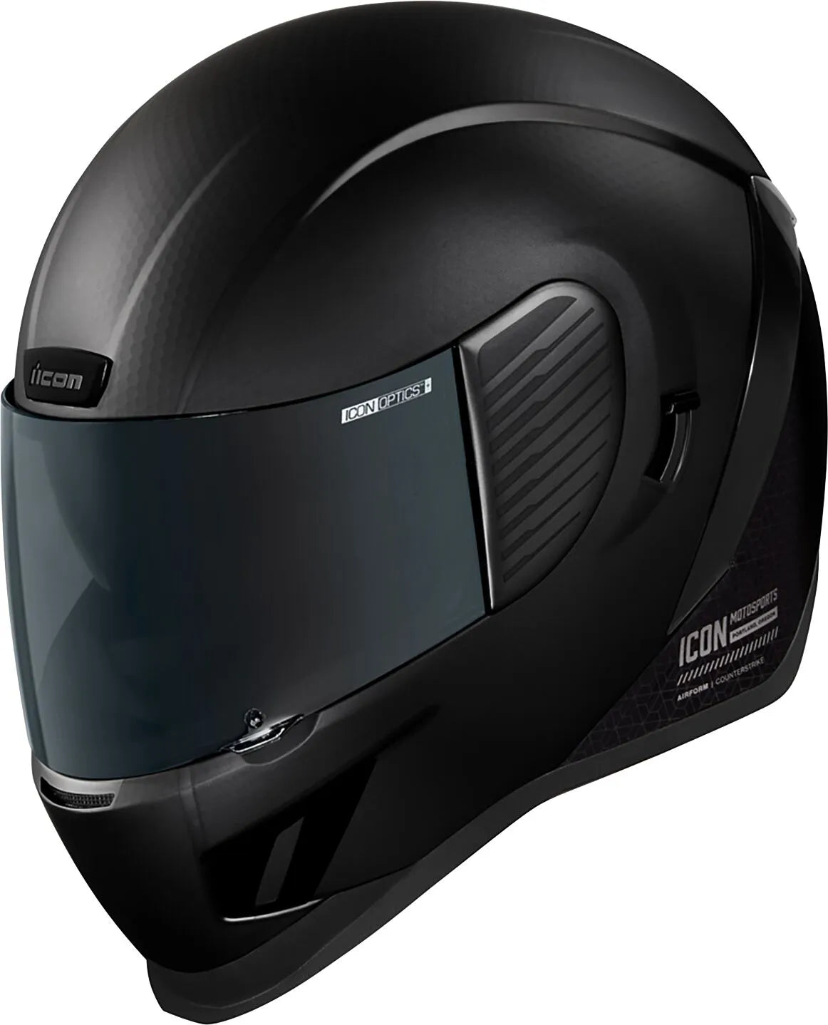 Airform Counterstrike, Black Full Face Helmet Icon
