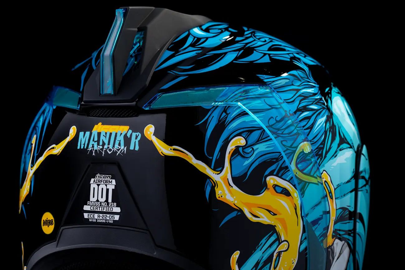 Airform Manik'RR, Blue Full Face Helmet Icon