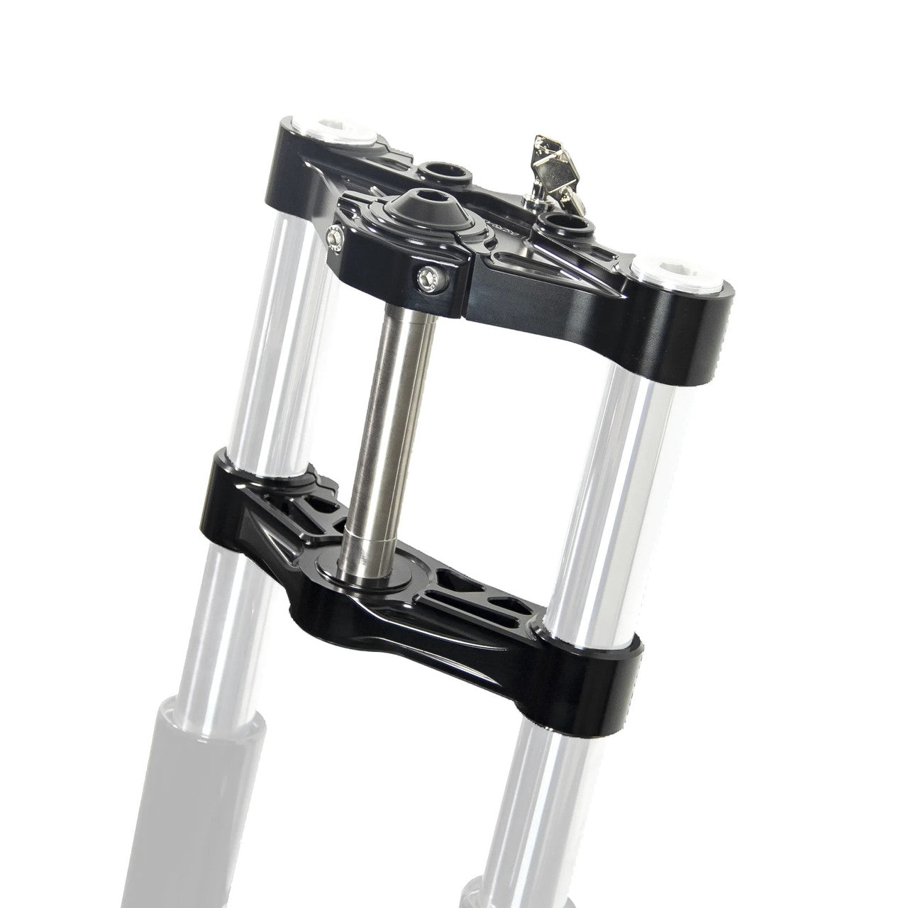 Kraus Motor Co. Wolf One Bagger Bottom Clamp - 15+ Road Glide Triple Trees Top Trees Kraus Motor Co.