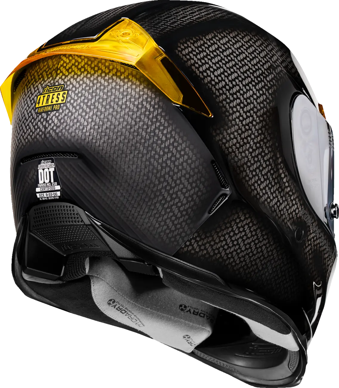 Airframe Pro Carbon 4Tress™, Yellow Full Face Helmet Icon