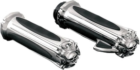Kuryakyn Zombie Grips With Throttle Boss For Electronic Throttle Grips Kuryakyn