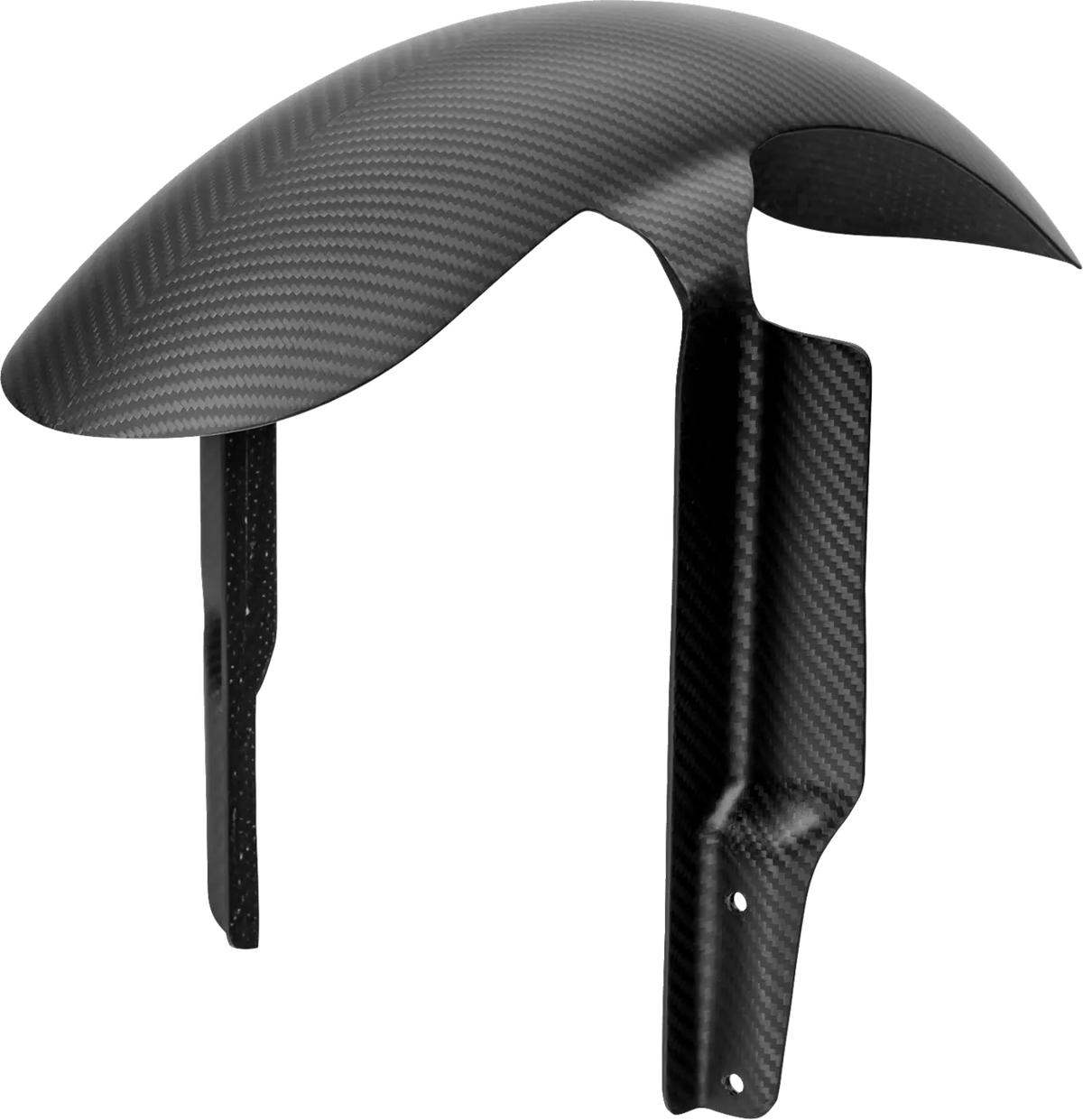 Front Fender, Carbon Matte - 17-22 Touring Front Fender Slyfox Performance