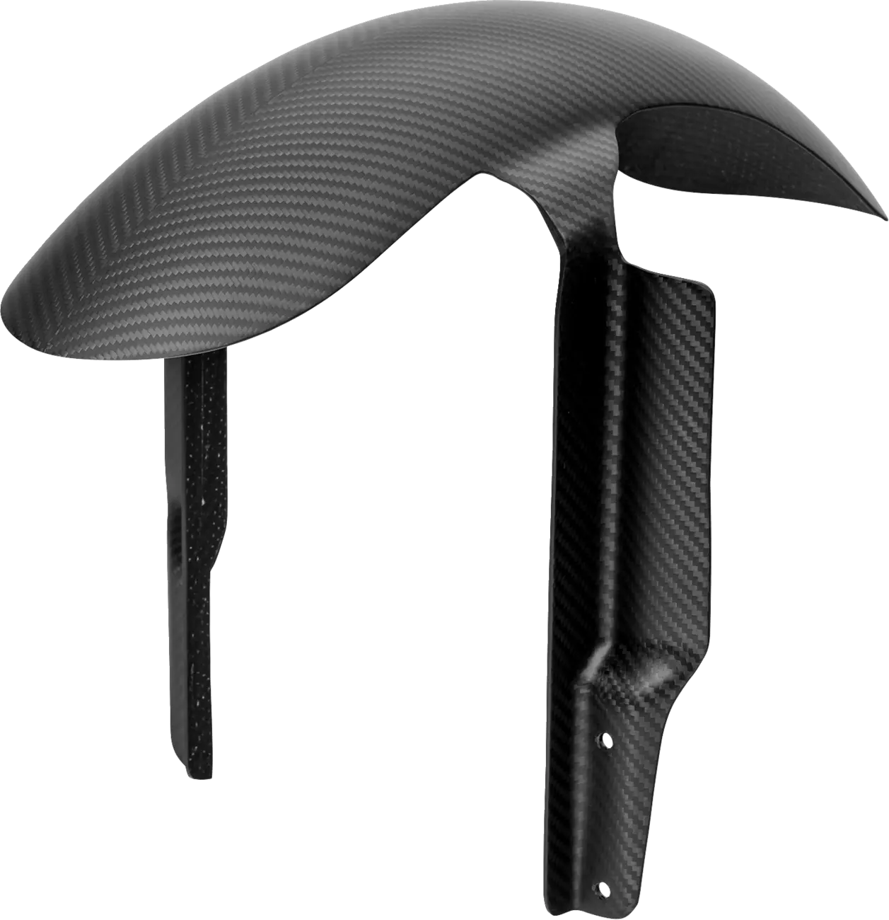 Front Fender, Carbon Matte - 17-22 Touring Front Fender Slyfox Performance