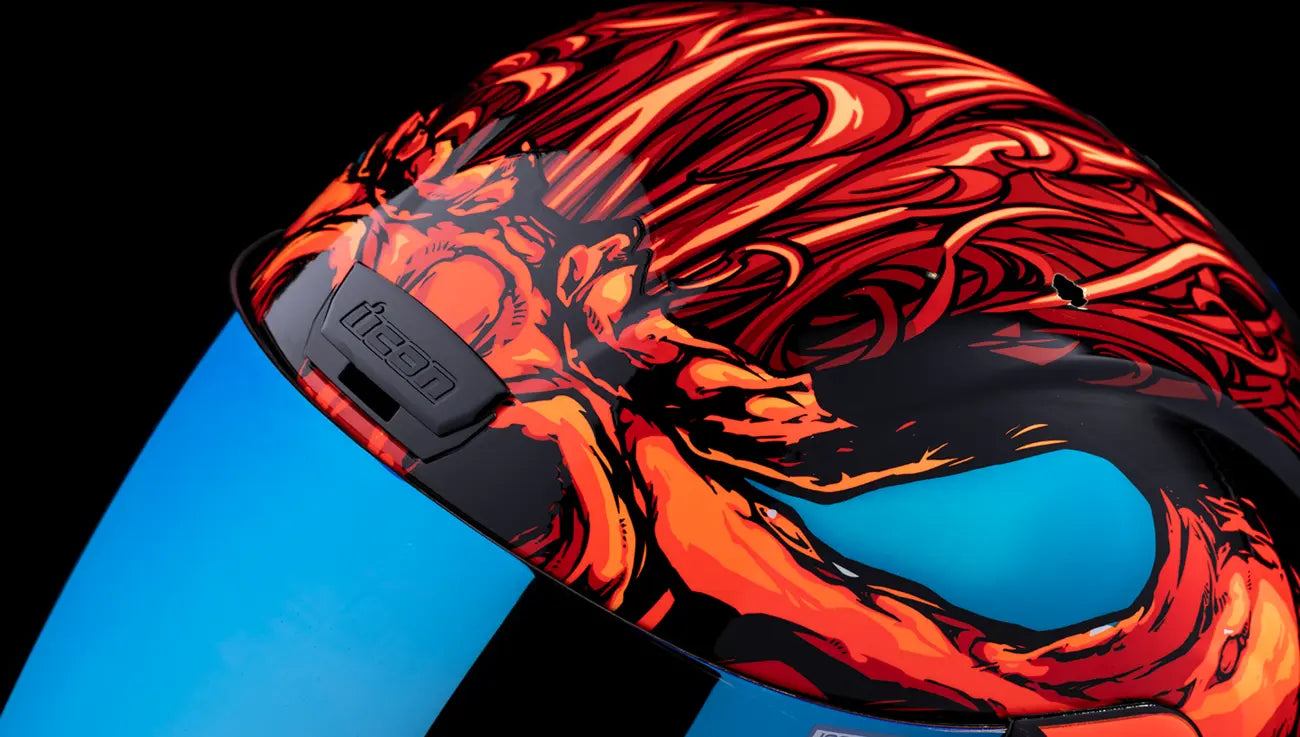 Airform Manik'RR, Red Full Face Helmet Icon