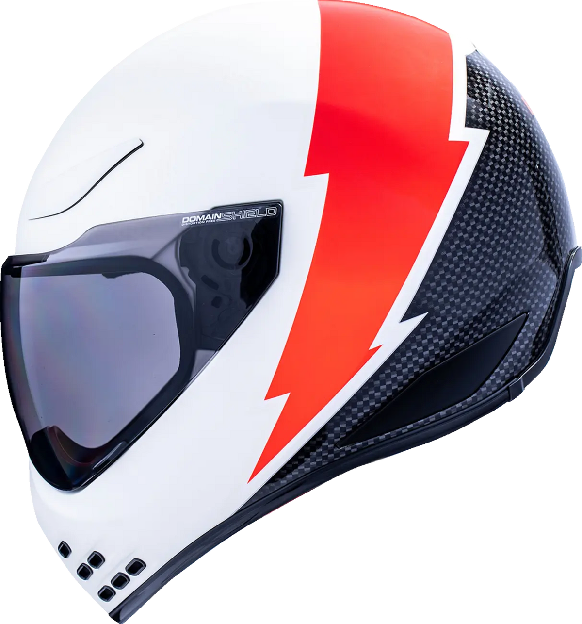 Domain Slabtown, White Full Face Helmet Icon