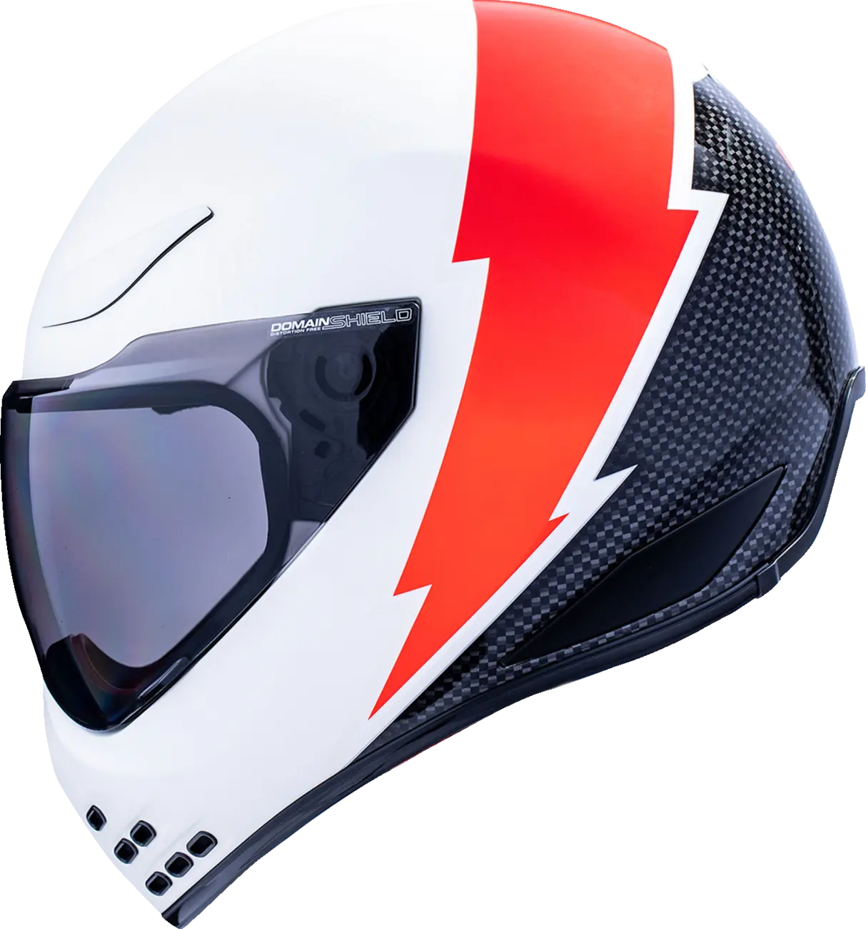 Domain Slabtown, White Full Face Helmet Icon