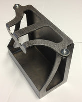 Bung King Universal Bolt-In Battery Box for YTX20 & YTX20L Batteries, Raw Mild Steel Battery Tray & Box Bung King