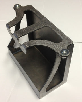 Bung King Universal Bolt-In Battery Box for YTX20 & YTX20L Batteries, Raw Mild Steel Battery Tray & Box Bung King