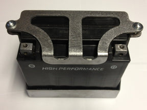 Bung King Universal Bolt-In Battery Box for YTX20 & YTX20L Batteries, Raw Mild Steel Battery Tray & Box Bung King